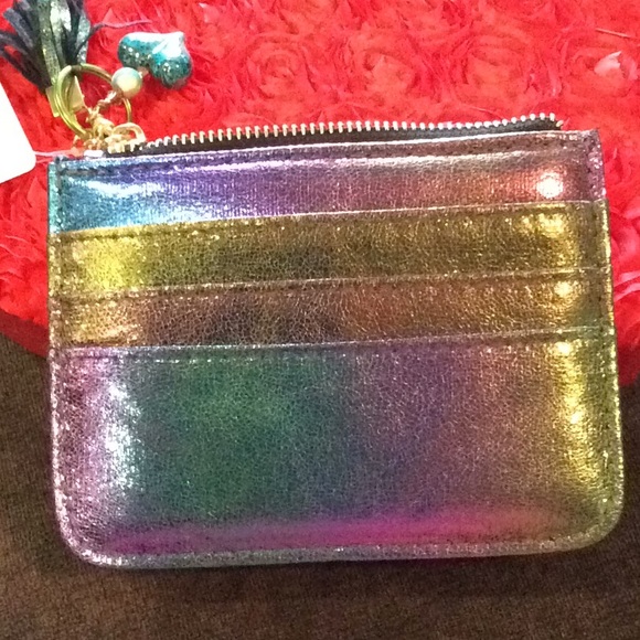 bead treasures Accessories - Irredescent coin, card carrier key chain purse.